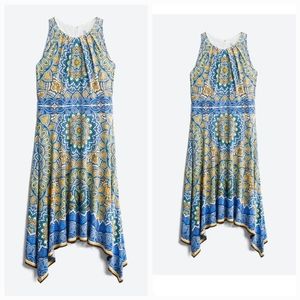 WISP Slate Knit Dress Size 12 Stitch Fix Stunning Graphic Design